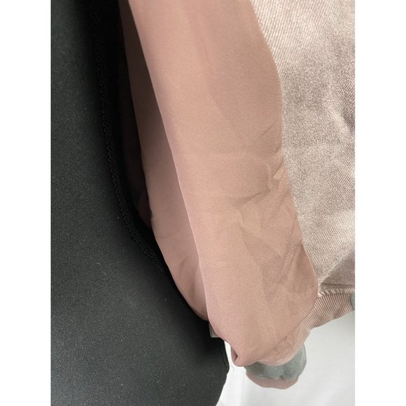 Paper Crane Women’s Color Block Bomber Jacket Size Large - Picture 7 of 10